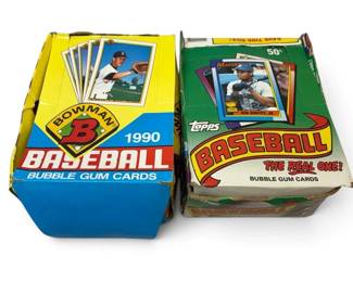 Baseball Cards Bowman Topps Bubblegum 1990s