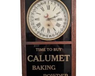Antique Calumet Baking Powder Advertising Wall Clock