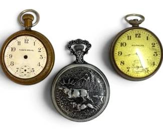 Vintage Pocket WatchesWestclox, Biltmore, And Flaggs Special
