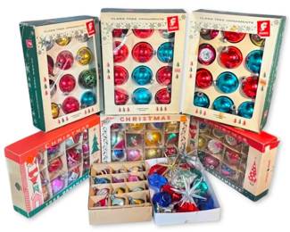 Vintage Glass Christmas Ornaments