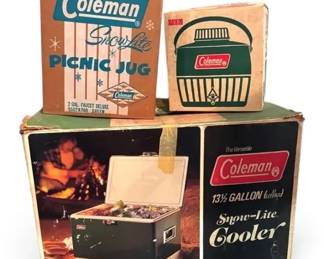 Vintage Coleman Cooler And More