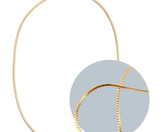 14k Gold 16 Flat Box Chain 2.57g