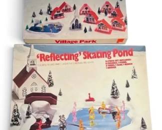 Vintage Holiday Village Accessories