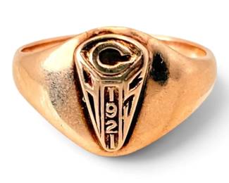 10k Gold 1921 Class Ring  Size 7 4.24g