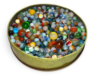 Vintage Glass Marbles  Some Glow