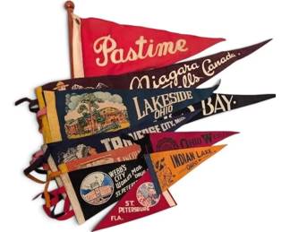 Vintage Souvenir Pennants