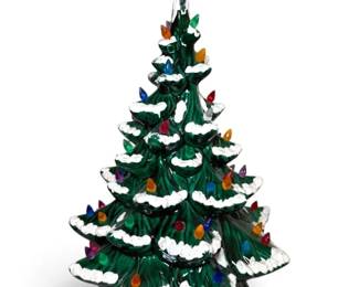 1974 Atlantic Mold LightUp Ceramic Christmas Tree