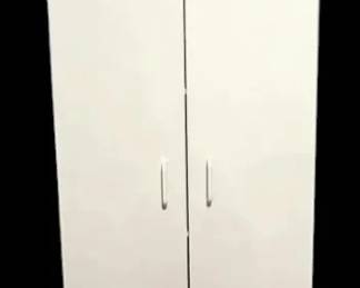 71 Tall White FreeStanding Storage Cabinet