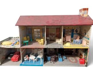 Marx Disney Tin Litho Dollhouse