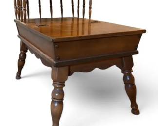 Vintage Colonial Furniture Doughbox Side Table