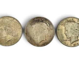 1923 Peace Silver Dollars