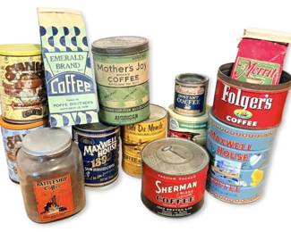 Vintage Coffee Tins