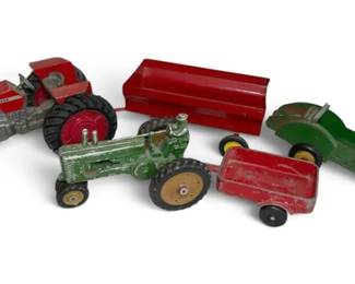 Vintage Tractors W Trailers