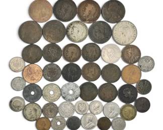 Antique  Vintage Foreign Coins
