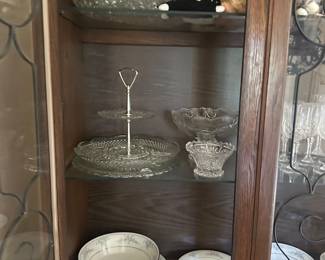China, cut glassware