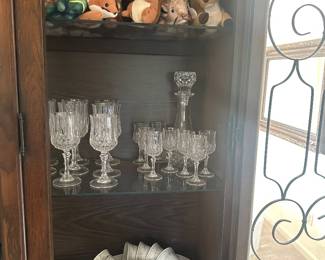 Stemware, china
