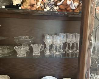 Stemware, china