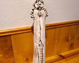 Signed Original Bob Black Stoneware sculpture
