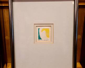 Original Etching by Algerian-born Artist Jean Sariano, Signed and Numbered