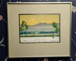 "Where the Jewel Stones Are" Limited Edition, Embossed, Signed and Numbered Serigraph