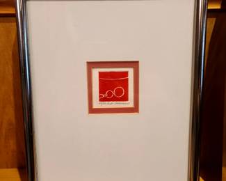 Original Etching by Algerian-born Artist Jean Sariano, Signed and Numbered