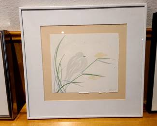 Vintage David Weidman, Mid-Century American Artist and Printmaker, Signed Print
