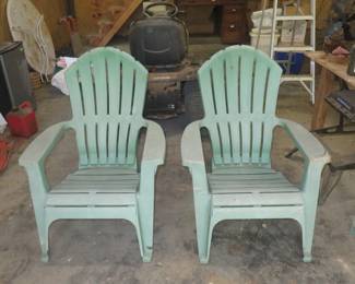 Outdoor Chairs pair