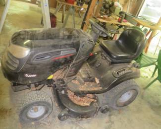 Side view Craftsmans lawnmower