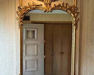 Woodcarved Neoclassical Mirror