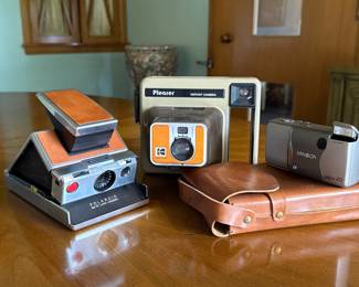 Folding Polaroid + Minolta + Kodak