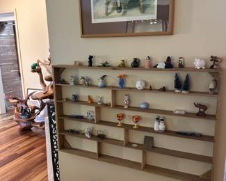 display shelving, smalls