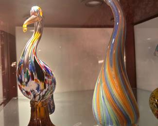 murano style glass art