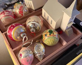 Vintage Christmas ornaments