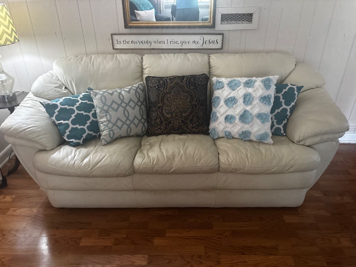 Leather sofa