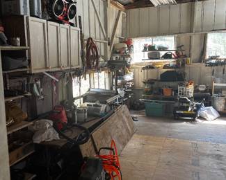 Air compressor, fan, shop vac, tools and more