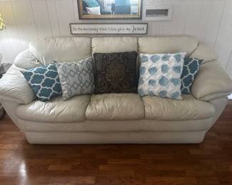Leather sofa