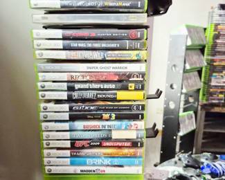 XBox 360 games.