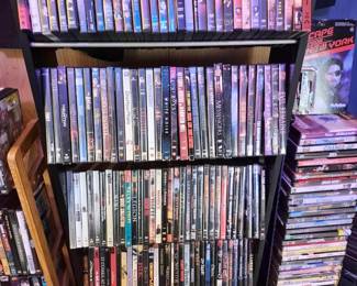 Horror movies on DVD's.
