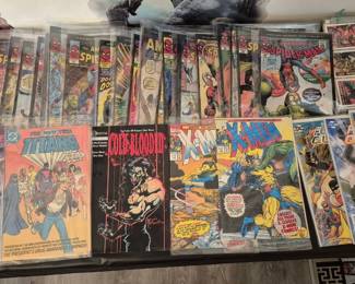 Comics. Good reading material in the "reading room".