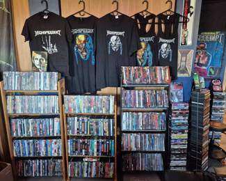 And more DVD's. Highspeedirt t-shirts from the Megadeth tribute band.