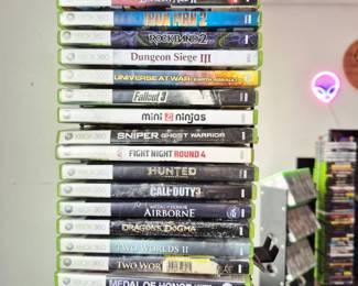 XBox 360 games.
