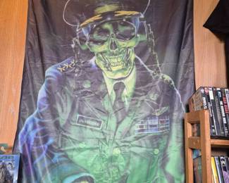 Megadeth flags.