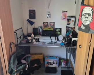 Office and speakers.