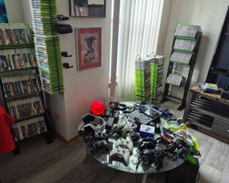 Welcome to the "Game Room". Consoles, games, controllers, headsets, and fans.