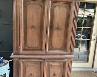 Solid Wood Entertainment Cabinet