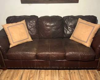 Real Leather Sofa