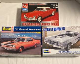 3 Model Car Kits