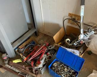 Giant Wrench And Garage Mystery Lot