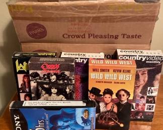 VHS tapes