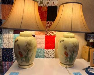 Vintage pair of lamos